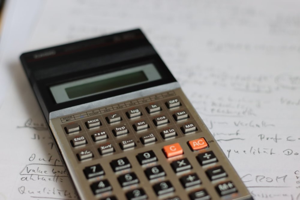 Изображение calculator everyday, grocery shopping math, home budget planning, cooking measurements